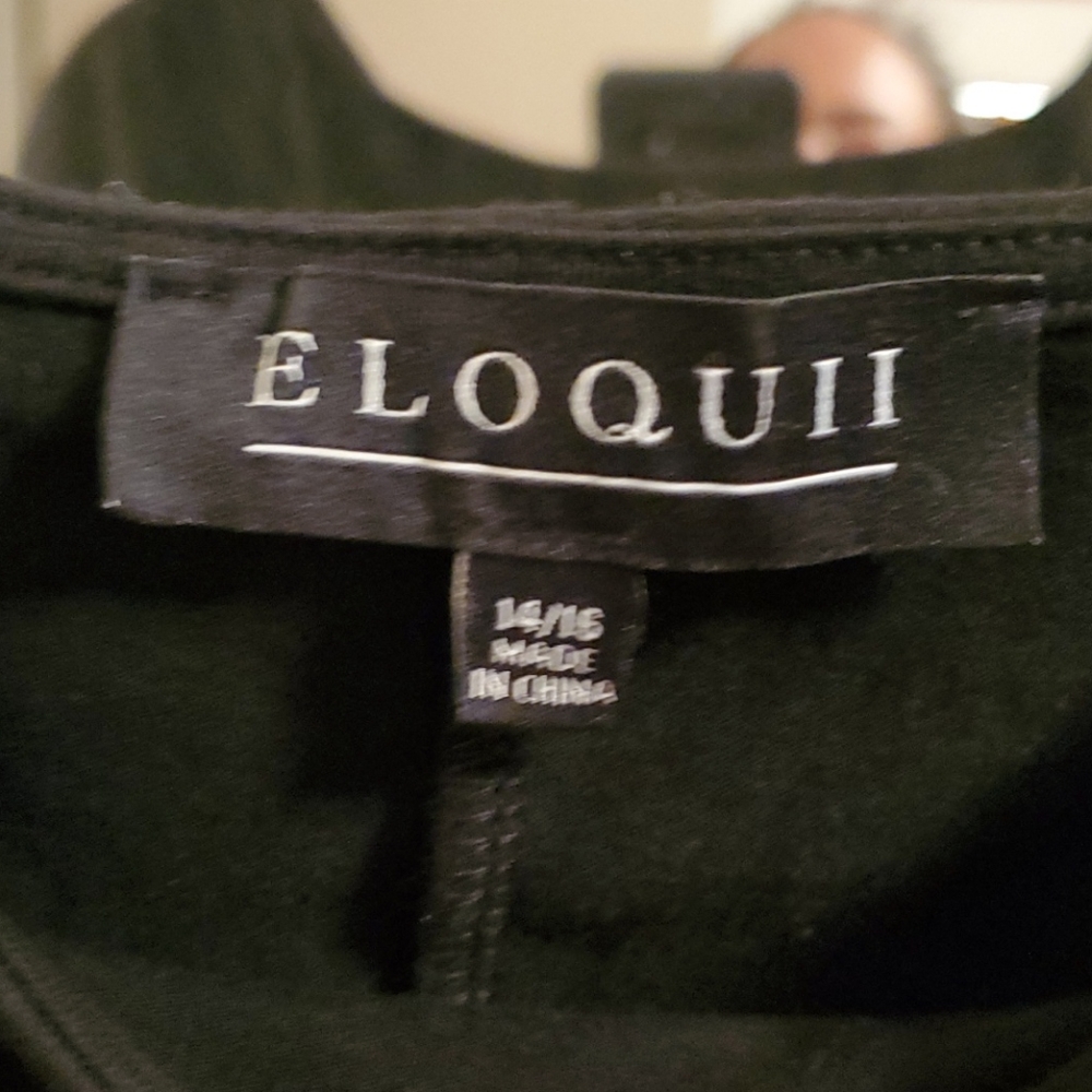 Eloquii Belted Boatneck Tee Dress - Picture 4 of 6